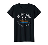 At The Lake Getting Tipsy Funny Boat Drinking T-Shirt