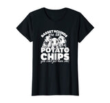 Basset Hounds Are Like Potato Chips...Cute Funny T-Shirt