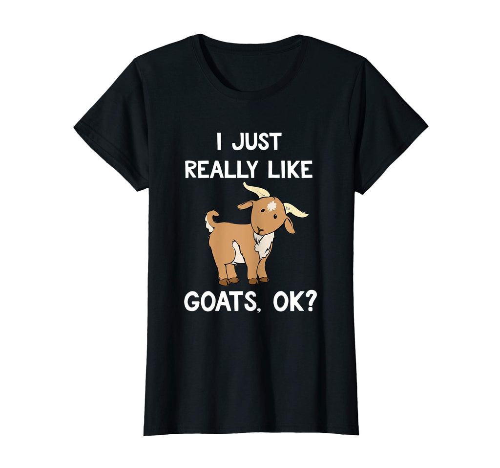 Funny Goat Shirt | I Just Really Like Goats Farmer T-Shirt
