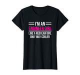 Womens I'm An Engineer Girl T-shirt Funny Female Engineering Tee