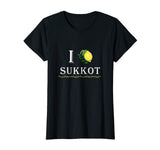 I Love Sukkot Funny Shirt - With The Four Species and Citron