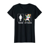 Art Teacher Unicorn Dabbing Funny T Shirt Gifts Dab Dabs