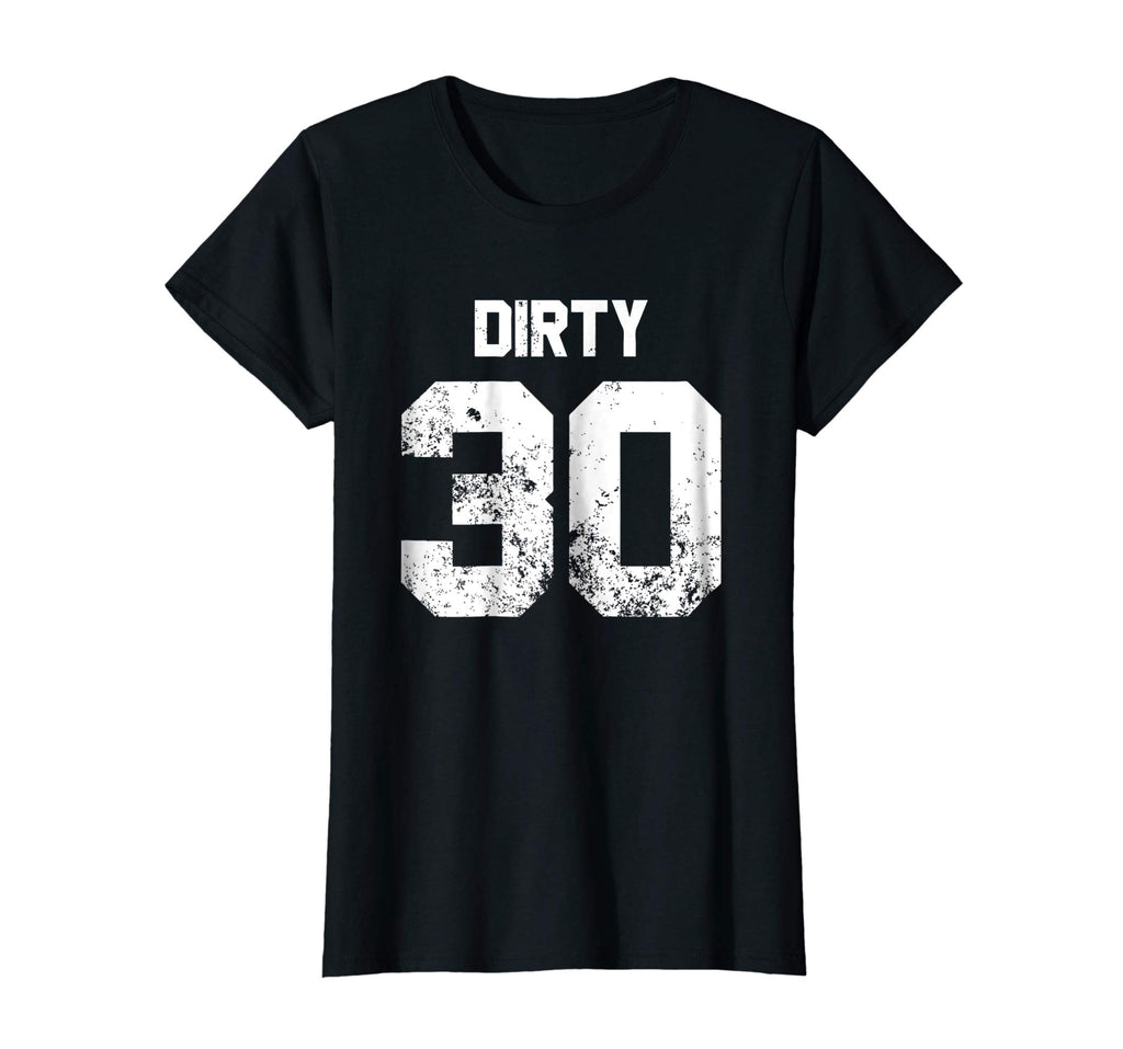 Dirty 30 30th Birthday Funny Jersey Style shirt