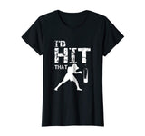 I'd Hit That Kickboxing Shirt Funny Kickboxer Gift