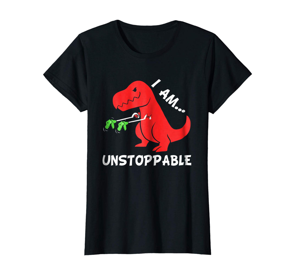 I Am Unstoppable - Funny T-rex Dinosaur Xmas T-Shirt