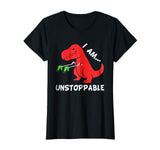 I Am Unstoppable - Funny T-rex Dinosaur Xmas T-Shirt