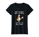 Funny Sloth T-Shirt Sleepy Pajama T Shirt Got Out Of Bed Tee
