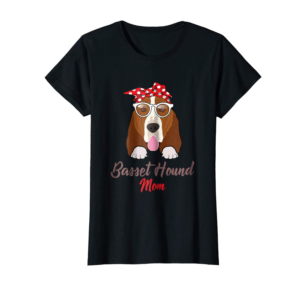 Basset Hound Mom Funny T-Shirt Mother's Day Gift
