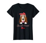 Basset Hound Mom Funny T-Shirt Mother's Day Gift