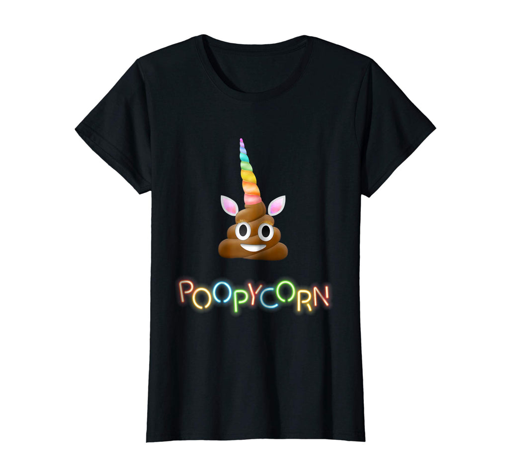 Kids Unicorn Poop Emoji Funny Shirt for Girls Boys Kids