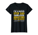 Funny Step Dad Shirt Fathers Day Gift Step Daughter Stepdad
