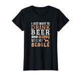 Beagle Dad Shirt Funny Father's Day Dog Lover Gift Beer