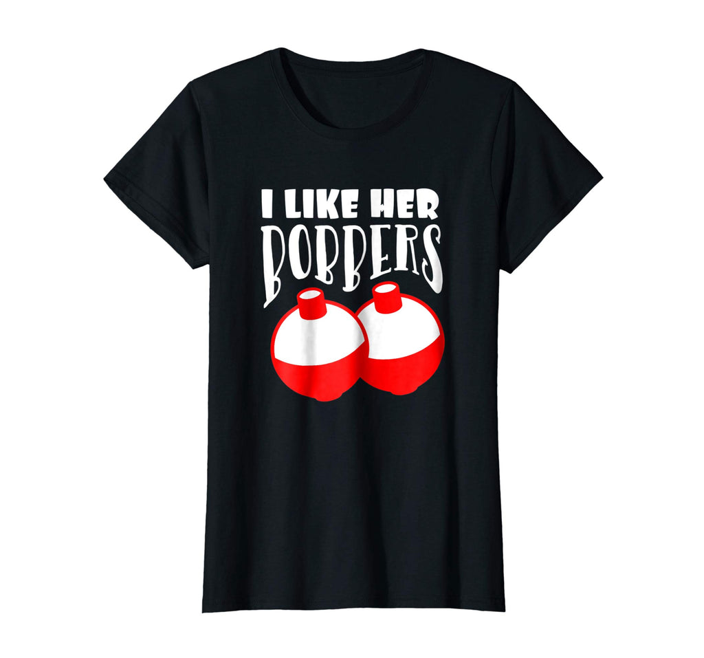 Men's I Like Her Bobbers T-Shirt Funny Fishing Couples Gifts