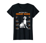 Anatomy Of A Great Dane Dogs T Shirt Funny Gift