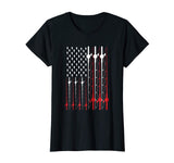 Fishing Shirt Funny American Flag Fishing Shirt
