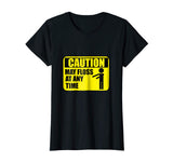 Floss Dance Caution May Floss At Any Time Funny Tshirt Gift