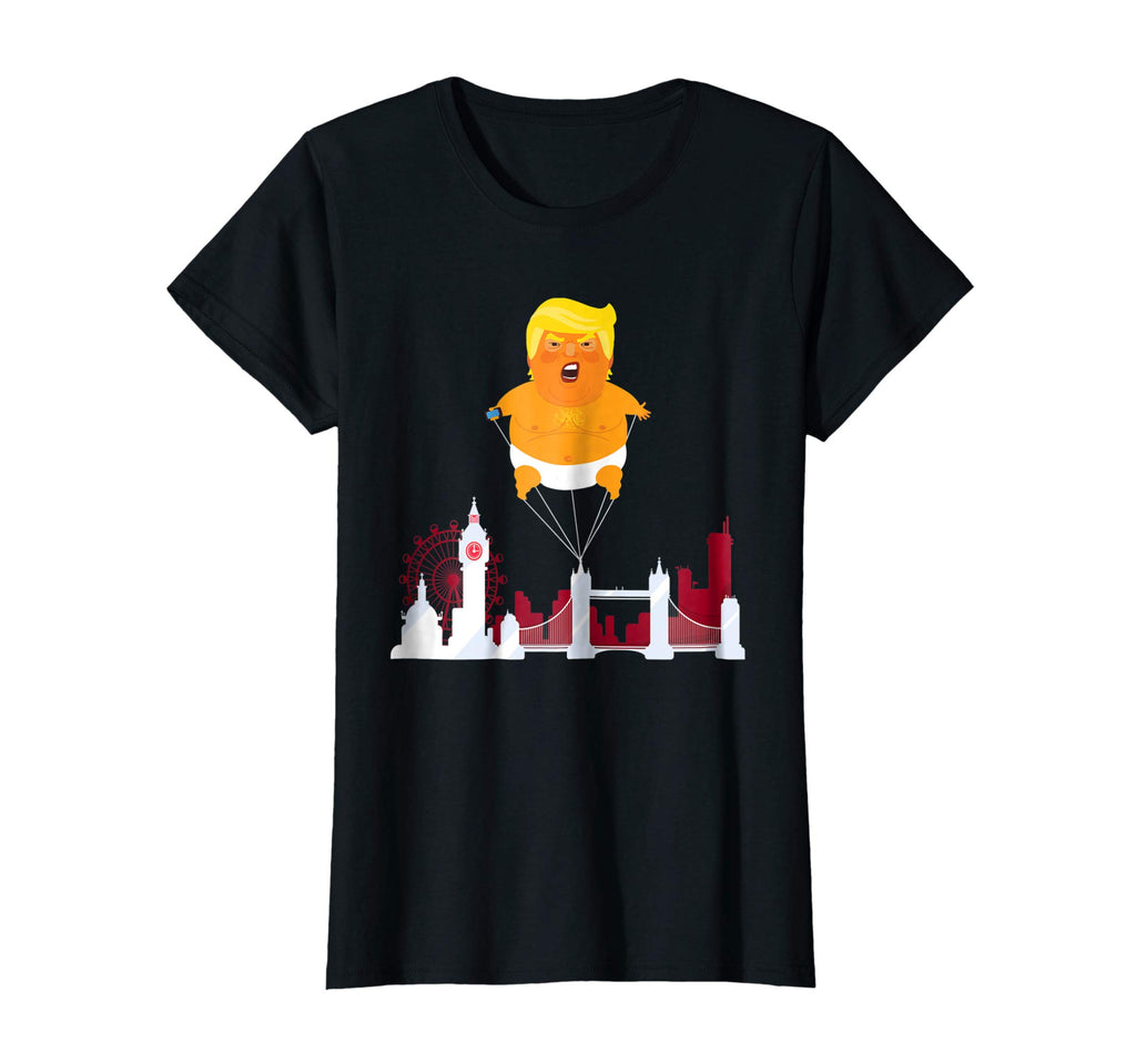 Anti Trump Balloon Angry Trump Baby Blimp Funny T-shirt