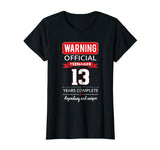 13th Birthday T Shirt Cool and Funny For Girls And Boys