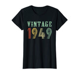Vintage 1949 70th birthday gift 70 Years old Funny T-Shirt