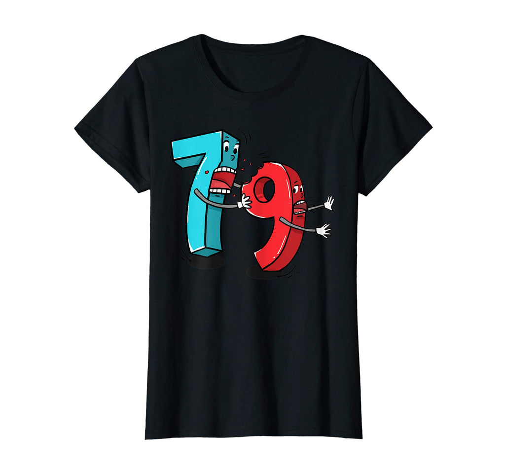 7 ate (8) 9 Funny Math T Shirt