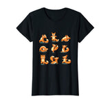 Yogi Fox Doing Yoga Exercise Funny Meditation T-Shirt