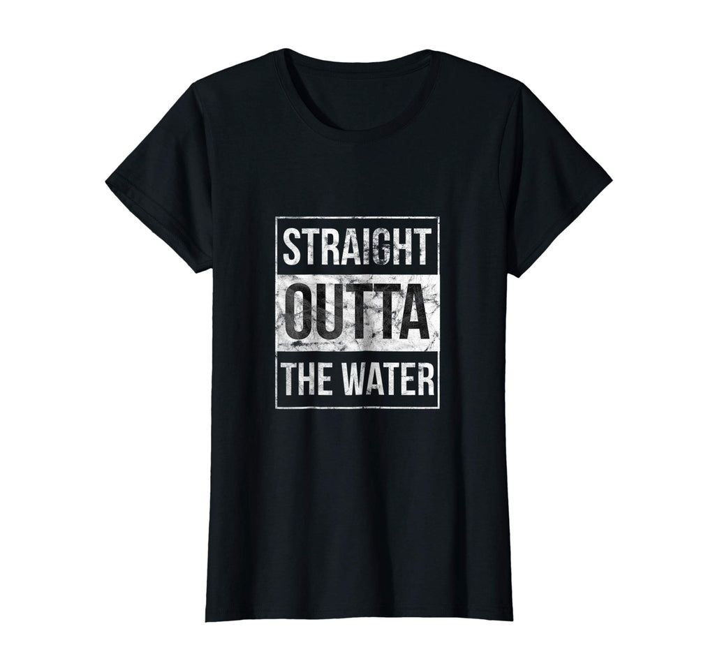 Christian Baptism Shirt Funny Outta Water Graphic Tee