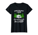 Park The Camper Funny Family Trailer Camping Vacation Shirt