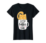 Funny Orange Cat Coffee Mug Tshirt Cat Lover Gifts