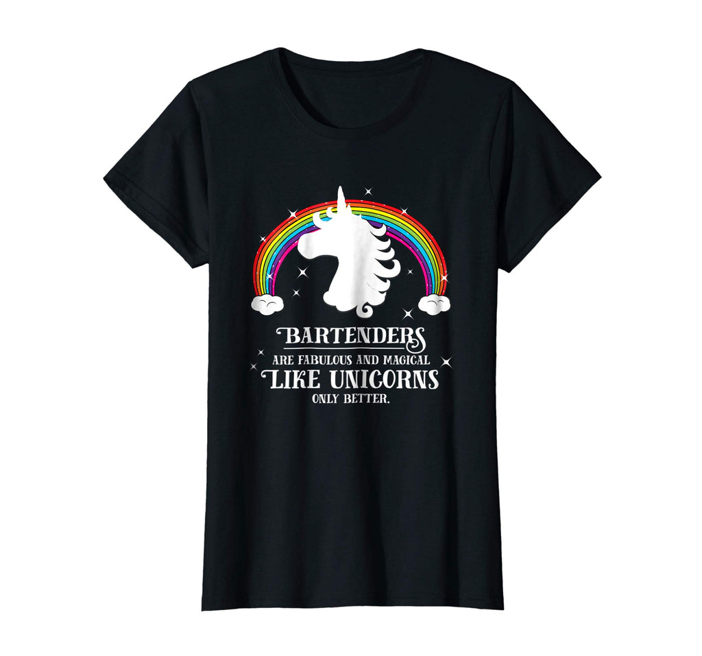 Bartenders are Magical Like Unicorns Funny Tshirt Gift