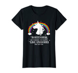 Bartenders are Magical Like Unicorns Funny Tshirt Gift