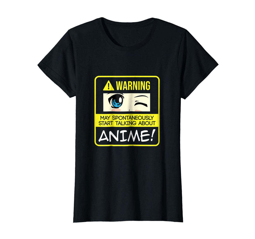 Anime Manga Fan Shirt Funny Kawaii Warning Anime Talking