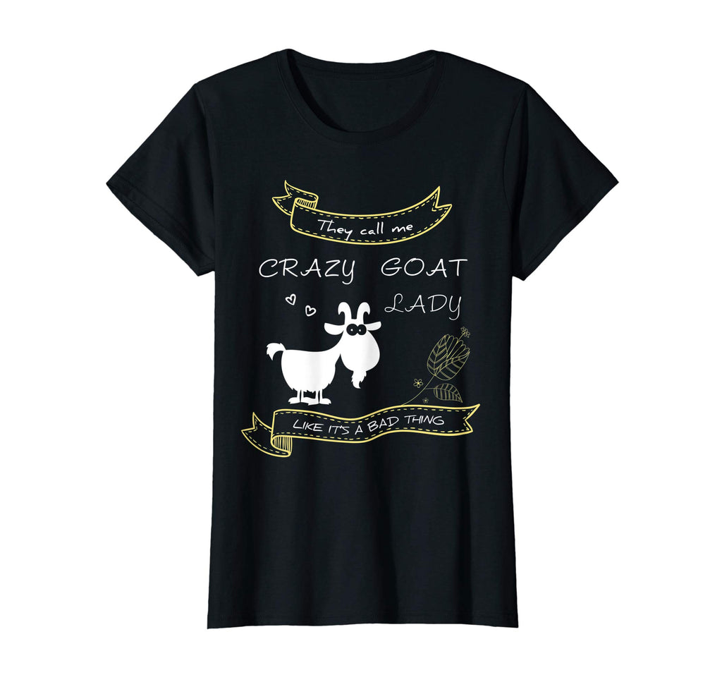 Crazy Goat Lady Funny T-Shirt for Goat Lovers