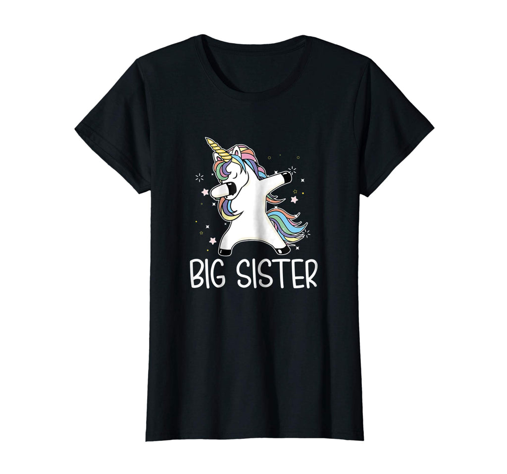 Big Sister 2019 Unicorn Dabbing Funny Birthday Gift T-Shirt