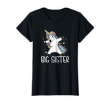 Big Sister 2019 Unicorn Dabbing Funny Birthday Gift T-Shirt