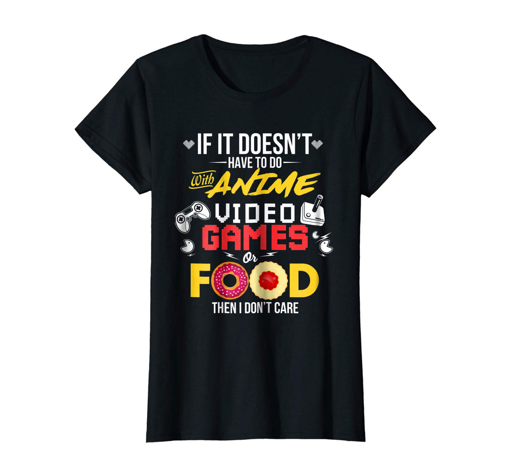 Anime Video Games Shirt Funny Anime Food Lover Gifts
