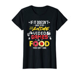Anime Video Games Shirt Funny Anime Food Lover Gifts