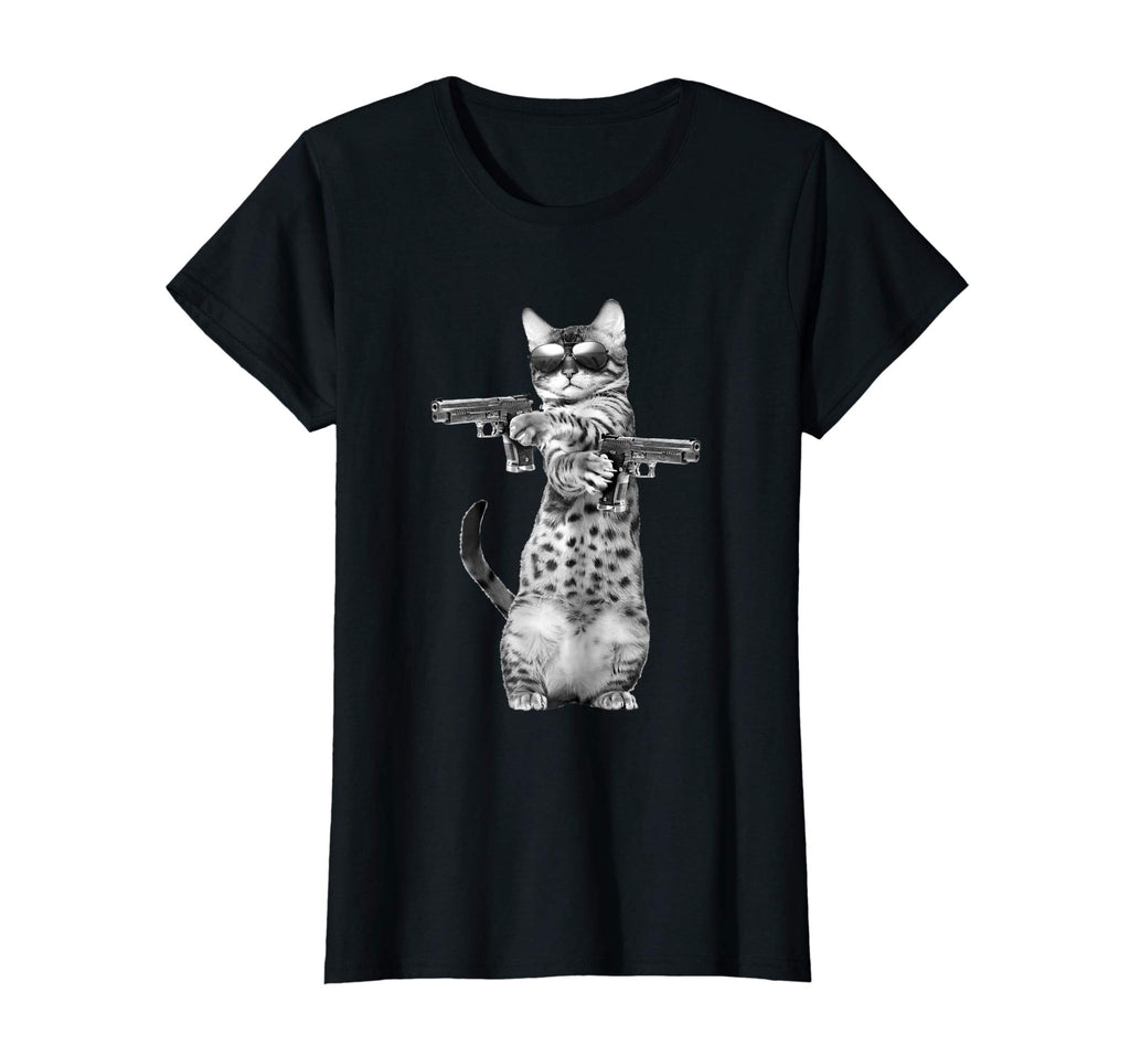 Gun Kitty Funny Cat shirt