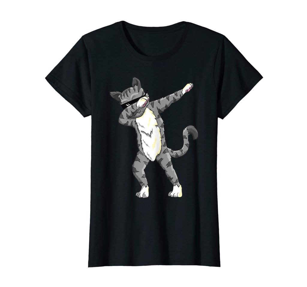 Dabbing Cat Shirt - Funny Cat Dab Dance Tshirt Gift