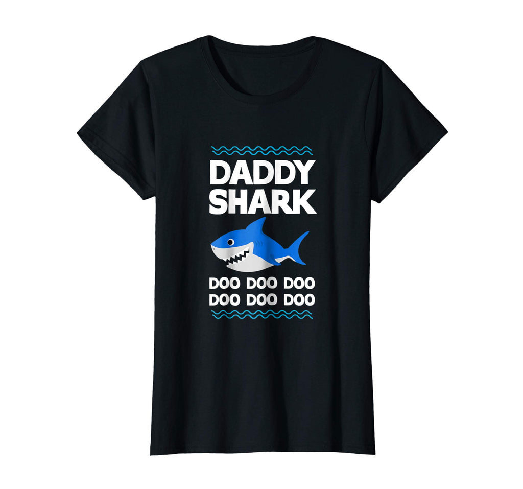 Daddy Shark T-Shirt Doo Doo Funny Baby Mommy Kids Video Tee