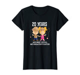 20th Wedding Anniversary Gift Funny Mens Fishing T-shirt