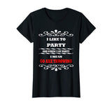 Axe Throwing I Like to Party Funny Sports Activities T-Shirt