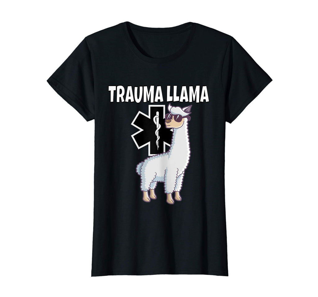 Funny Trauma Llama EMT T-Shirt Medic EMS Gift