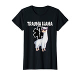 Funny Trauma Llama EMT T-Shirt Medic EMS Gift