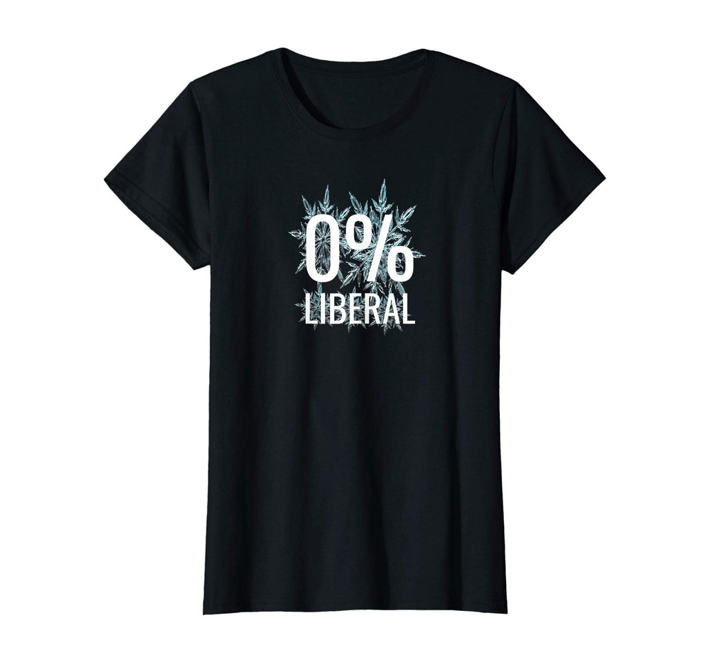 0 Percent Liberal Funny Conservative T-Shirt