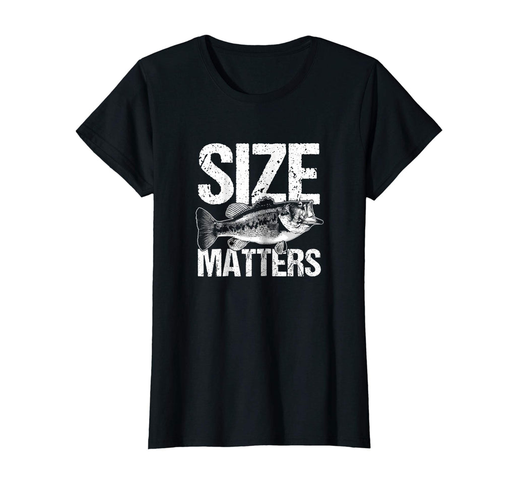 Funny Size Fishing Matters T-Shirt Bass Love Fish Tee Gift