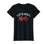 Let's Roll Funny Red Dice Craps T-Shirt