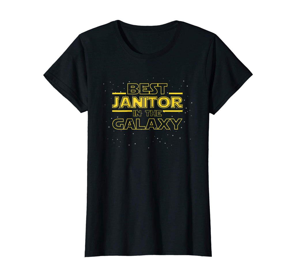 Best Janitor in the Galaxy, Funny Janitor T Shirt Gift