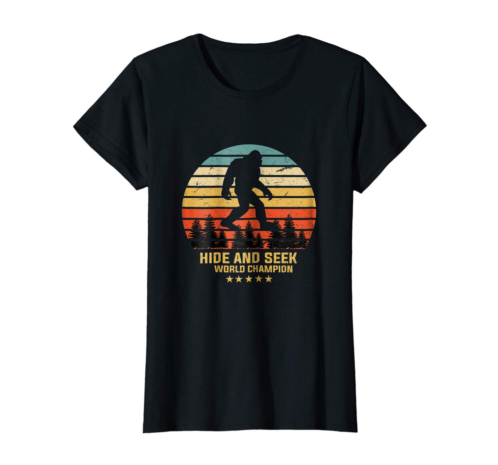 Hide and seek world champion shirt bigfoot is real funny
