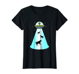 Alien UFO Cow Abduction Shirt Funny Extraterrestrial Gift