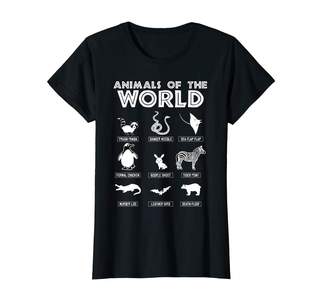Animals Of The World T-Shirt, Funny Animal Tee